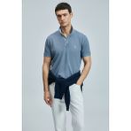 Lufian Vernon Smart Erkek Polo Tişört Gri - 2XL