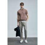 Lufian Vernon Smart Erkek Polo Tişört - Tarçın - 4XL