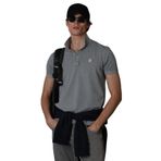 LUFIAN Vernon Spor Polo Yaka Tişört, XS, 111040121, Gri, Erkek
