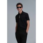 Lufian Warm Smart Erkek Polo Tişört - Siyah - 2XL