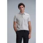 Lufian Warm Smart Erkek Polo Tişört - Taş - 2XL