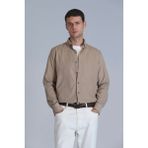 Lufian Water Erkek Basic Gömlek Slim Fit - XS - Bej