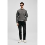 Lufian Wılıam Smart Jean Erkek Pantolon Slim Fit Dokuma Kumaş Antrasit Renkli Desenli - 34 - 30