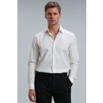 Lufian Wonder Erkek Basic Gömlek Comfort Fit Beyaz