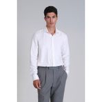Lufian Wonder Erkek Basic Gömlek Comfort Fit - XS - Beyaz