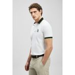 Lufian Zane Smart Erkek Polo Tişört Kırık Beyaz - XL