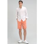 Lufian Zegler Slim Fit Turuncu Spor Erkek Chino Şort