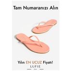 Lufie Style Kadın Parmak Arası Terlik Somon