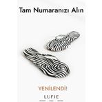 Lufie Style Kadın Parmak Arası Terlik Zebra