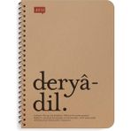 Lugat365 Deryadil 80 Yaprak Kareli Defter