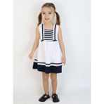 Luggi Baby Kare Yaka Kolsuz Kız Bebek Elbise - 12 - 18 Ay - Beyaz