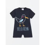 Luggi Baby Kısa Tulum Erkek Bebek 6 Ay-3 Yaş - 6 - 9 Ay - Lacivert