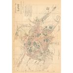Lugo Map Journal: Vintage Map Notebook