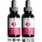Lugol %5 - Lugol %2 Iyot Damlası | 30 ml | Lugol Iyot Solüsyonu Seti - Doğal, Glutensiz ve Vegan