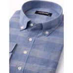 Lugon Klasik Regular Fit Uzun Kol Erkek Gömlek 7608 - Füme - XL