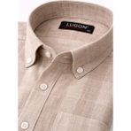 Lugon Klasik Regular Fit Uzun Kol Erkek Gömlek 7608 - Krem - 2XL