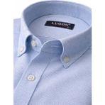 Lugon Klasik Regular Fit Uzun Kol Erkek Gömlek 7611 - Mavi - 2XL