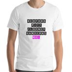 Luigi Collection Eğlenceli Tişört Erkekler için Komik Mesaj Hediye Fikri Arkadaşlar Çift Meslektaş Kardeş Pote Baba Koca Aşıklar Doğum Günü Noel Kutlaması için Sevimli Hediye Kuponu Beyaz L