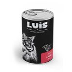 Luis 400 gr Parça Kuzu Etli Soslu Kedi Konservesi