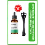 Luis Bien Yeşil Sakal Serumu + Dermaroller (0,25 mm) Sakal Güçlendirme Seti