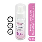 Lujeu Leke Karşıtı Ton Eşitleyen Spf 50 Pembe Renkli Güneş Kremi Glutatyon, Hyaluronik Asit Etkili