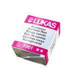 Lukas 1862 Aquarell Sanatçılar Suluboya Tavaları, Karmin Kırmızı Yarım Tava - Canlı Profesyonel Sınıf Suluboya Boya - Islatması Kolay, Yoğun Renk, Uzun Ömürlü - Profesyonel Suluboya Uzmanları için