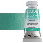 LUKAS Aqua 1862 24 ml - Profesyonel kalitede sulu boya - Renk tonu ftalo yeşili