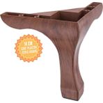 Lükens Ceviz 14 cm Plastik Mobilya Ayağı, Lüks Metal Mobilya Ayak, Koltuk, Dolap, Şifonyer Ayak