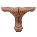 Lukens Kahverengi 14 cm Ahşap Desenli Baza Ayağı