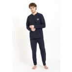 Lukitus Erkek Battal Büyük Beden Pamuklu Pijama Takımı