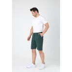 Lukitus Erkek Pamuklu Basic Şort - Yeşil - XL