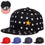 LUKIUP Cappy çocuk beyzbol kepi, erkek ve kız çocukları için kişiye özel ayarlanabilir beyzbol şapkası, açık hava sporları için hediye, güneş koruması, Siyah, 48-52