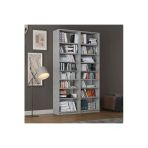 Lüks 16 Raflı Ayarlanabilir Ev Ofis Kitaplık %100 Mdf Dekoratif Kütüphane Kitaplık K15