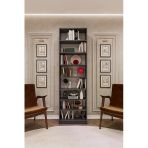 Lüks 8 Raf Ayarlanabilir Ev Ofis Kitaplık %100 Mdf Dekoratif Kütüphane Kitaplık K08