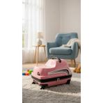 Lüks ABS 360° Çocuk Valizi – Pembe