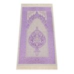 Lüks Açık Renk Osmanlı Tafta Seccade - 0210 - Lila Renk