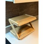 Lüks Ahşap Mutfak Tezgah Rafı 38X27X25, Estetik Raf, Çok Kullanışlı Raf, Baharatlık, Bardaklık