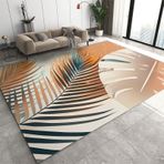 Lüks Avrupa Özet Siyah Altın Mermer Alan Kilim Kaymaz Kapalı Halı Oturma Odası Yatak Kanepe Makinesi Yıkanabilir Halı için 60x90 cm