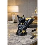 Lüks Bulldog Figürü Luxury Ofis Masaüstü Dekoratif Biblo Tasarım Ofis Masa Aksesuar Büyük Boy M3