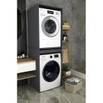 Lüks Çekmeceli Çamaşır Makinesi Dolabı %100 Mdf Çamaşır Kurutma Banyo Dolabı Bd05 Antrasit