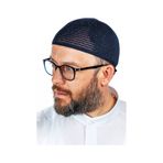 Lüks Çelik Örme Namaz Takkesi Lacivert 1 Adet lacivert