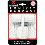 Lüks Emniyet Kancası beyaz emk-02w