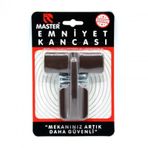 Lüks Emniyet Kancası koyu Kahve emk-02