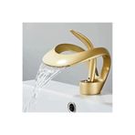 Lüks Gold Altın Şelale Lavabo Bataryası