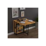Lüks Katlanır Mutfak Yemek Masası %100 Mdf Pratik Çalışma Masası Km31 Petra