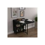 Lüks Katlanır Mutfak Yemek Masası %100 Mdf Pratik Çalışma Masası Km31 Royal Mermer