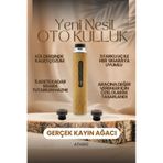 Lüks Kayın Ağacı Araç Sigara Tutucu. Portatif Duman Küllük, Kül Dökülmez. Şık Ve Dayanıklı Yapı Gri