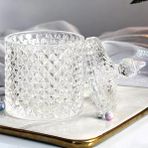 Lüks Kristal Cam Şekerlik Küçük 8*13cm