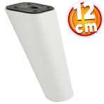 Lüks Mobilya Kanepe Sehpa TV Ünitesi Koltuk Ayağı 12 cm Beyaz Oval Baza Ayak