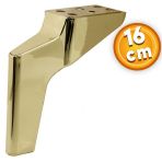Lüks Mobilya Kanepe Sehpa TV Ünitesi Koltuk Ayağı 16 cm Parlak Gold Baza Ayak